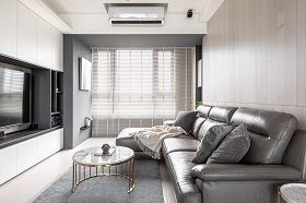 125㎡ | 现代简约风四居，梦想中的梦幻灰之家